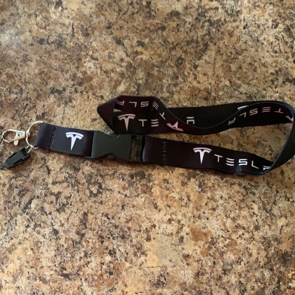 Tesla Lanyard Keychain
